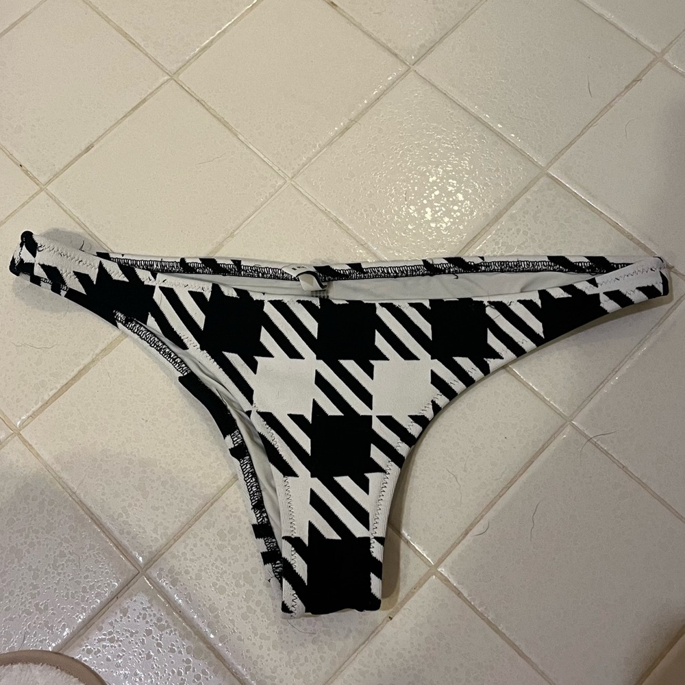 Solid And Striped Rachel Houndstooth Bikini Bottom - image 2